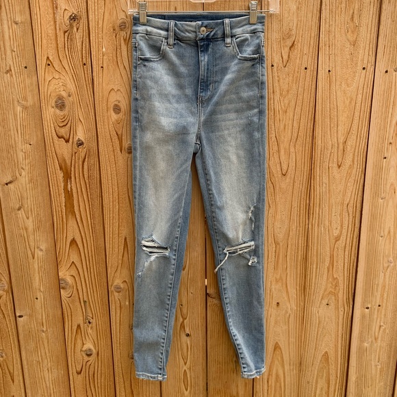 American Eagle Outfitters Denim - American Eagle Distressed Curvy Highest Rise Jean